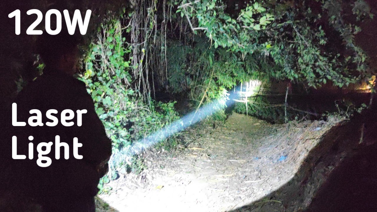 किसानों के लिए नंबर 1 टॉर्च  120W laser light torch // torch for long distance Smart Kisan