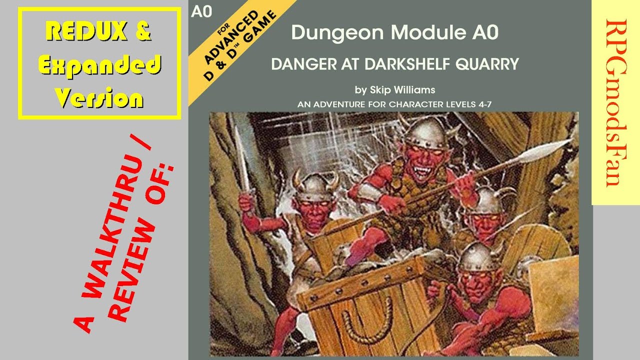 A0 Danger At Darkshelf Quarry ( DM Guide ) [ RPGmodsFan ]