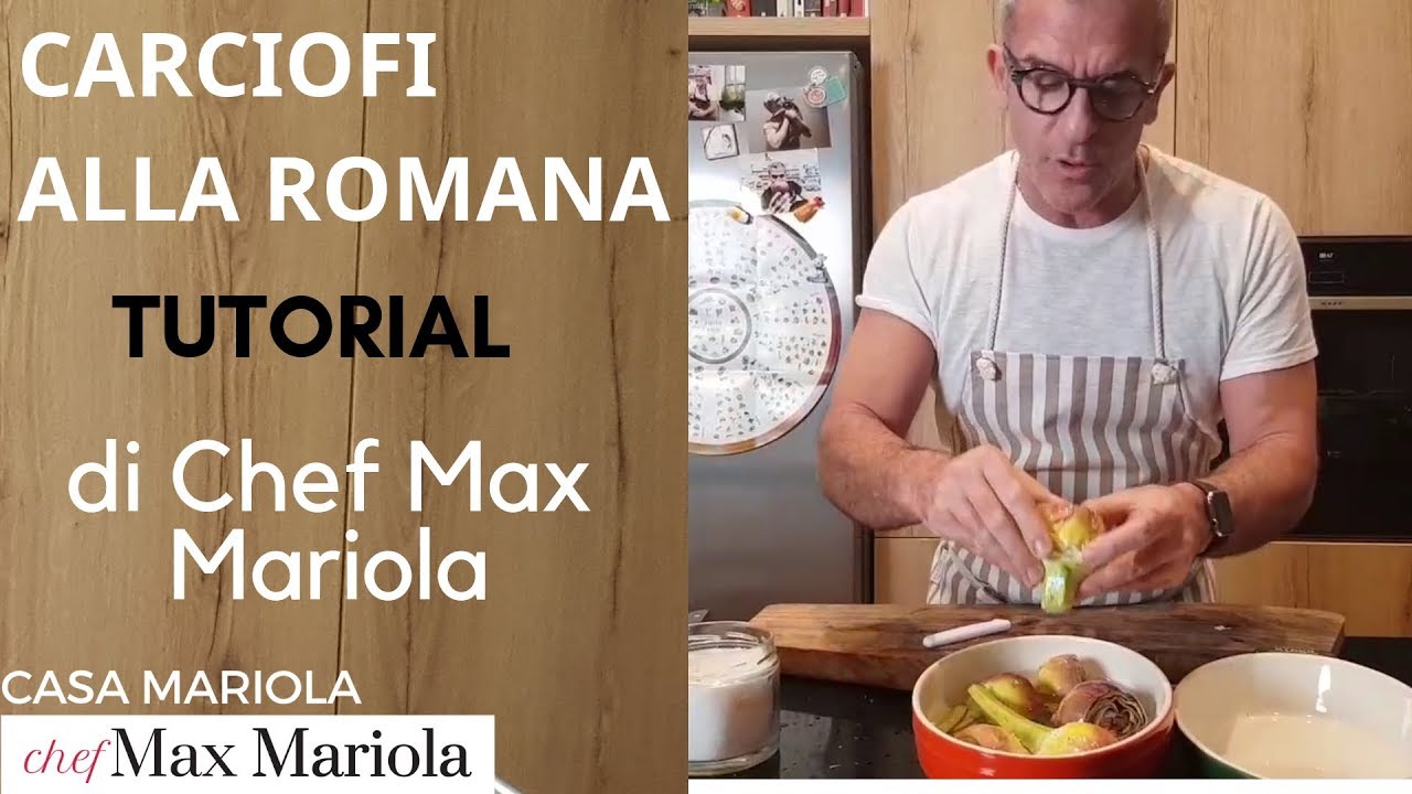 Артишоки по-римски — видеорецепт шеф-повара Макса Мариолы