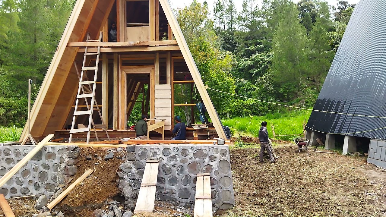 proses pembuatan rumah segi tiga part VIIII