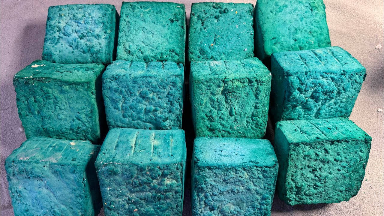 Satisfying Green Reformed Gym Chalk Crush | Intense Gritty ASMR for Sleep & Relaxation
