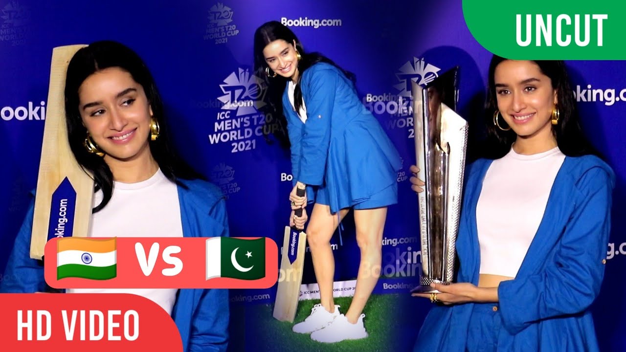 UNCUT - Shraddha Kapoor and Ritu Mehrotra at Bookng.com unveil The T20 Pavilion | Ind vs Pak