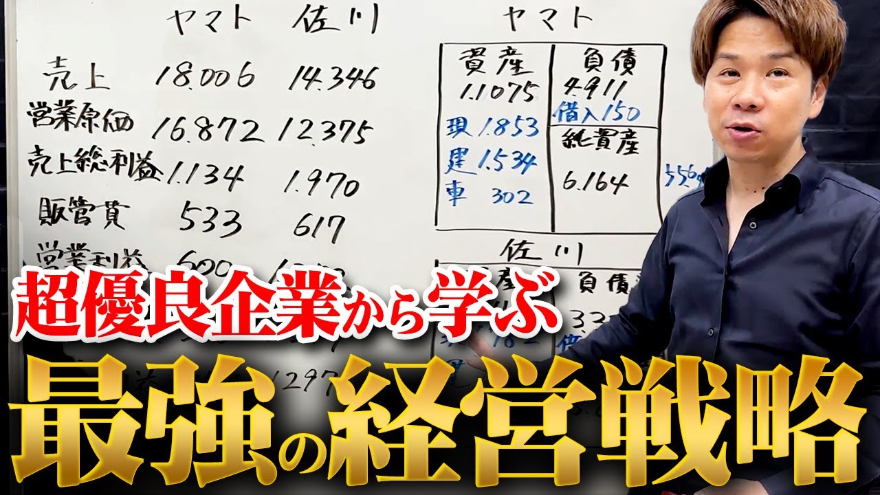売上が少なくても利益が大幅に残る！？超大企業が実践している経営術を決算書から読み解きます！