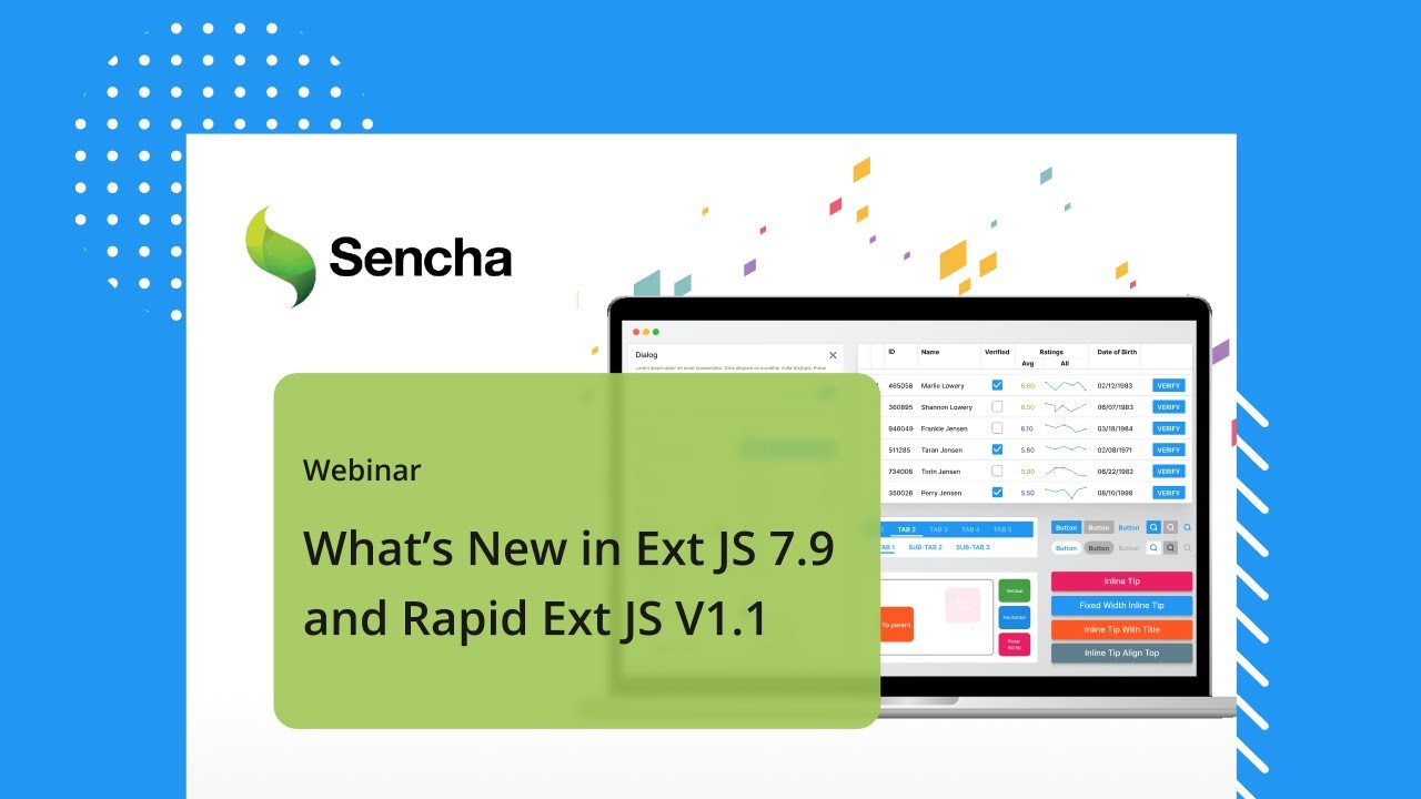 What’s New in Ext JS 7.9 and Rapid Ext JS V1.1