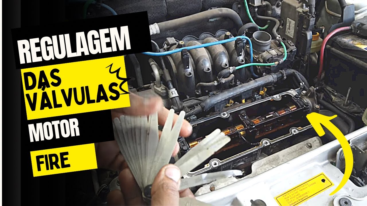 REGULAGEM DAS VALVULAS DO MOTOR FIAT FIRE. (((O melhor vídeo da galáxia)))
