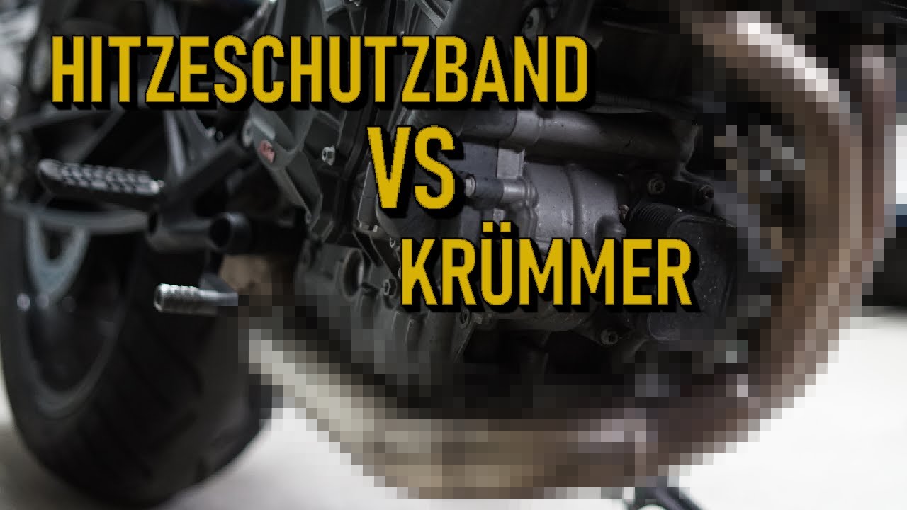 Was ein Hitzeschutzband mit eurem Krümmer macht! | KTM Duke 790