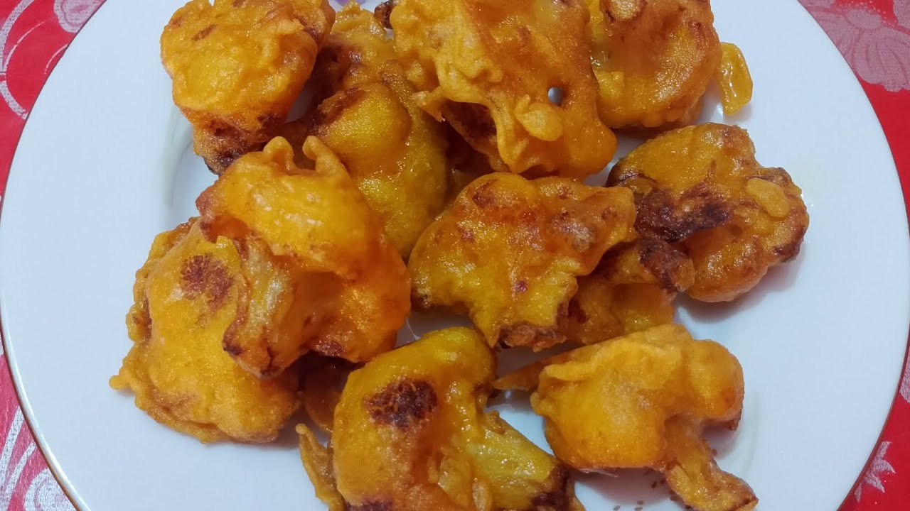 মুচমুচে ফুলকপির পাকোড়া 😋