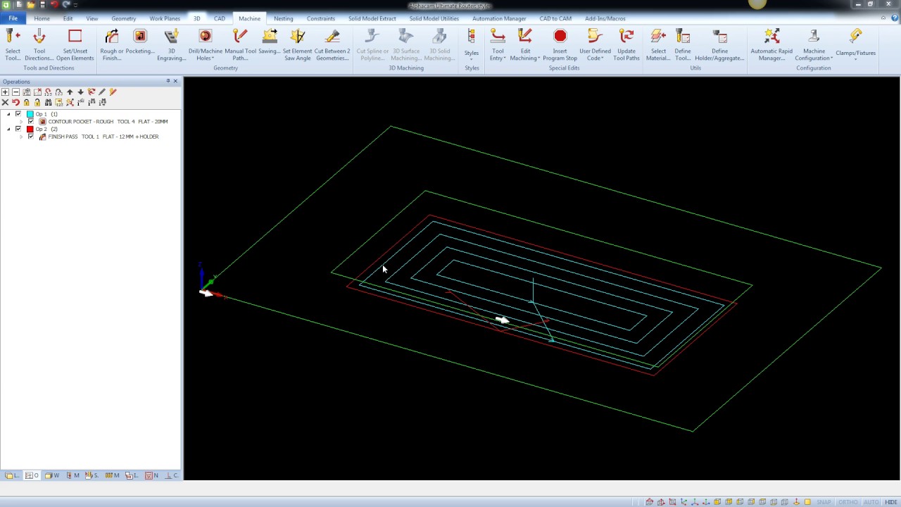 Alphacam Machining Styles - Alphacam Automation