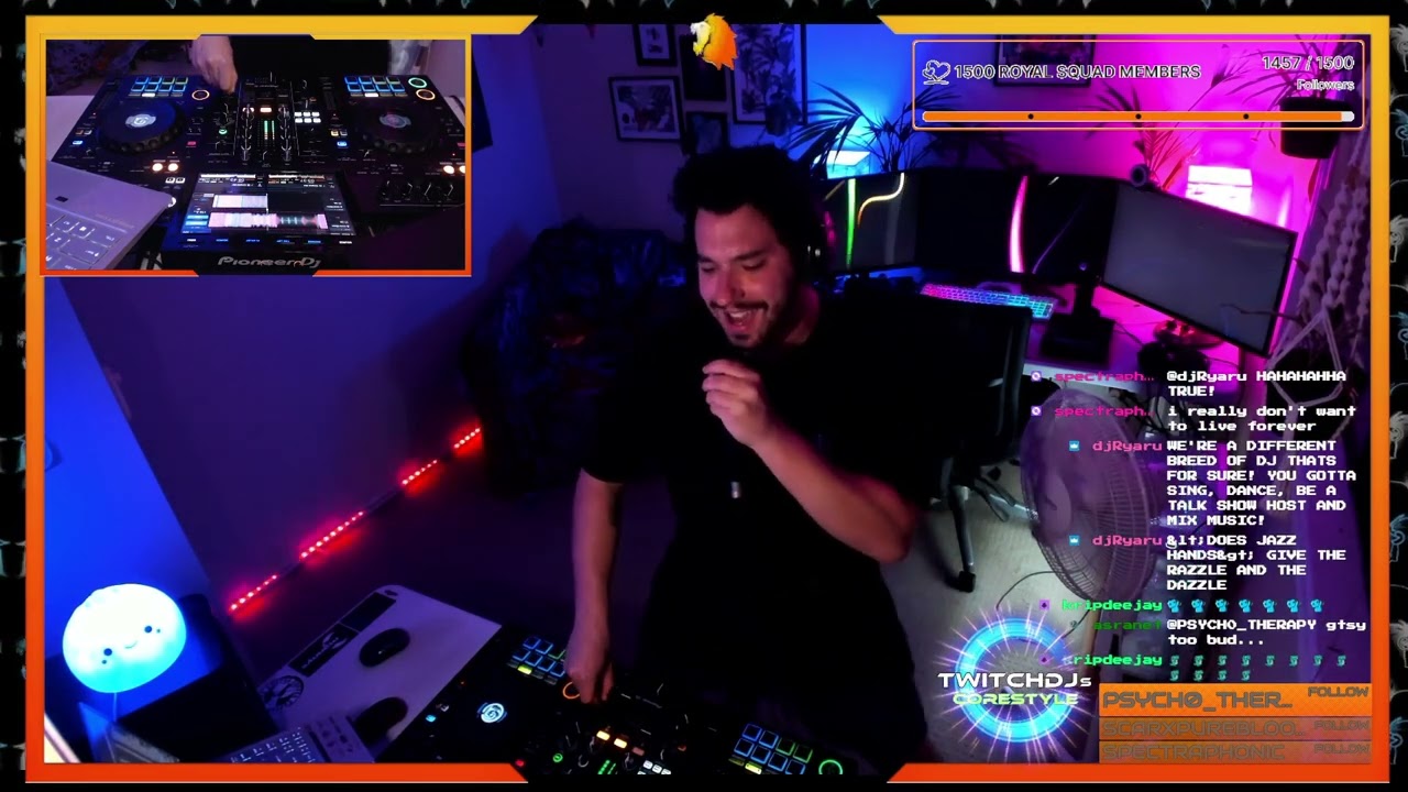 Twitch Livestream | Twitch DJ's Core Raid Train | Freeform HHC | Classic speed: 180BPM