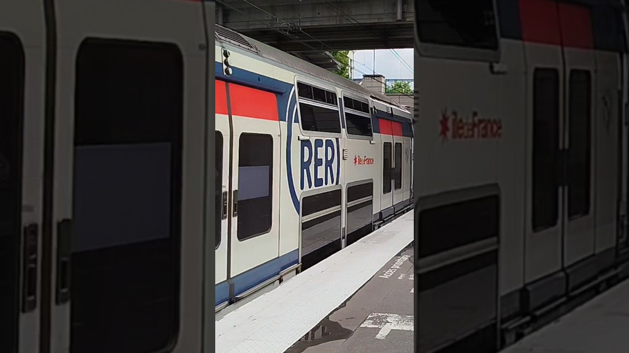 MI 2N leaving Val d'Europe RER A station