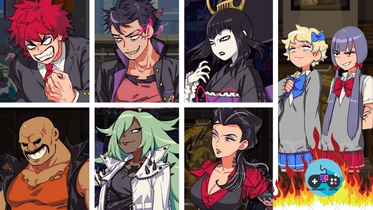 Девушки из Ривер-Сити — ВСЕ БОССЫ — КООПЕРАТИВНАЯ ИГРА