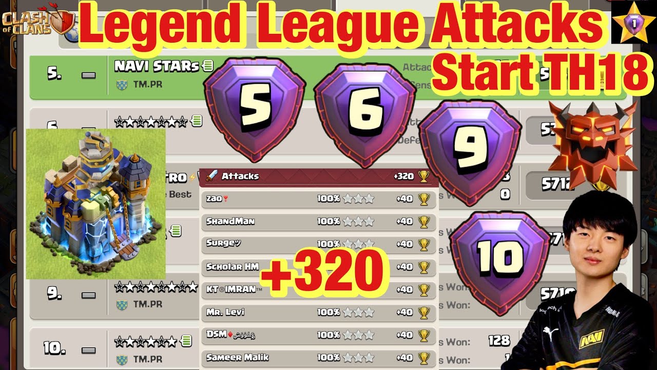 Legend League Attacks November Season Day16 RR With Army Link