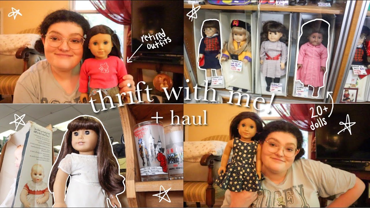 Thrift with me for American Girl Dolls + Haul