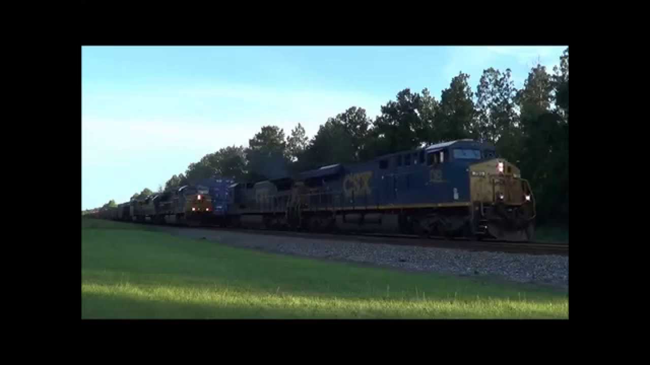 Railfanning In Folkston GA With UP & HLCX Power & Private Cars On The Back of Amtrak 98 7/17/2013