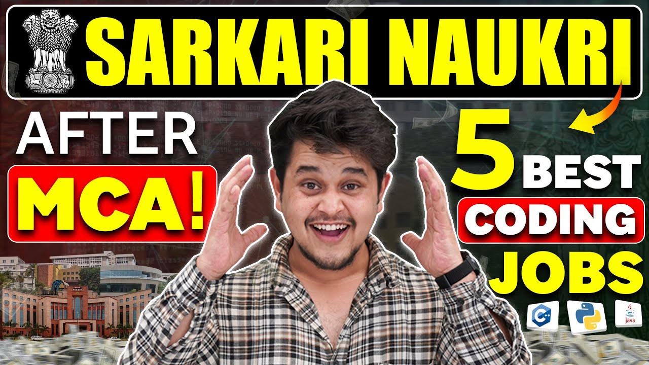 💥Top Coding Govt. Jobs for MCA Students?🚀Govt. Hiring MCA Graduates🤩#mca #govtjobs #codingjobs