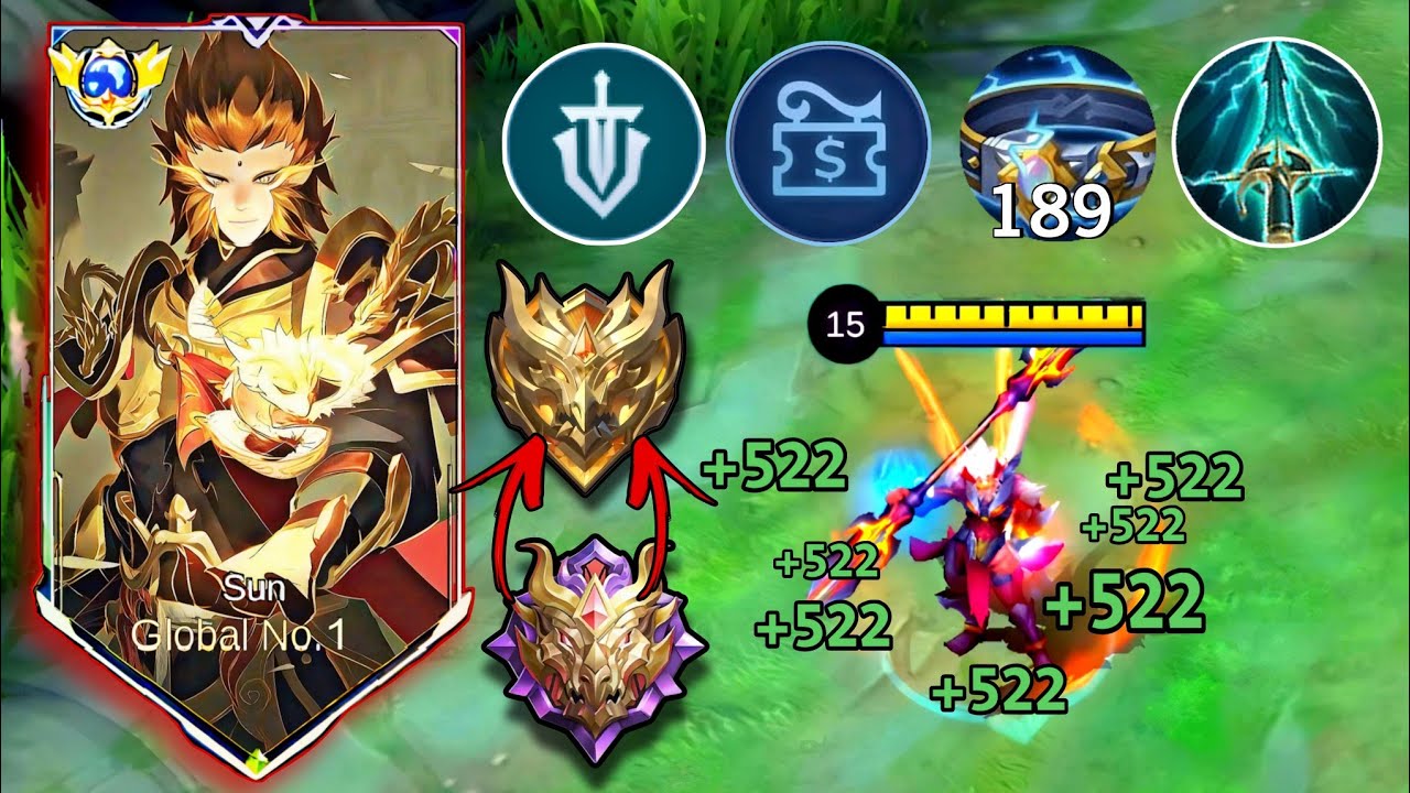 SUN BEST GUIDE TO RANK UP FASTER IN 2024 (recommended build and emblem)