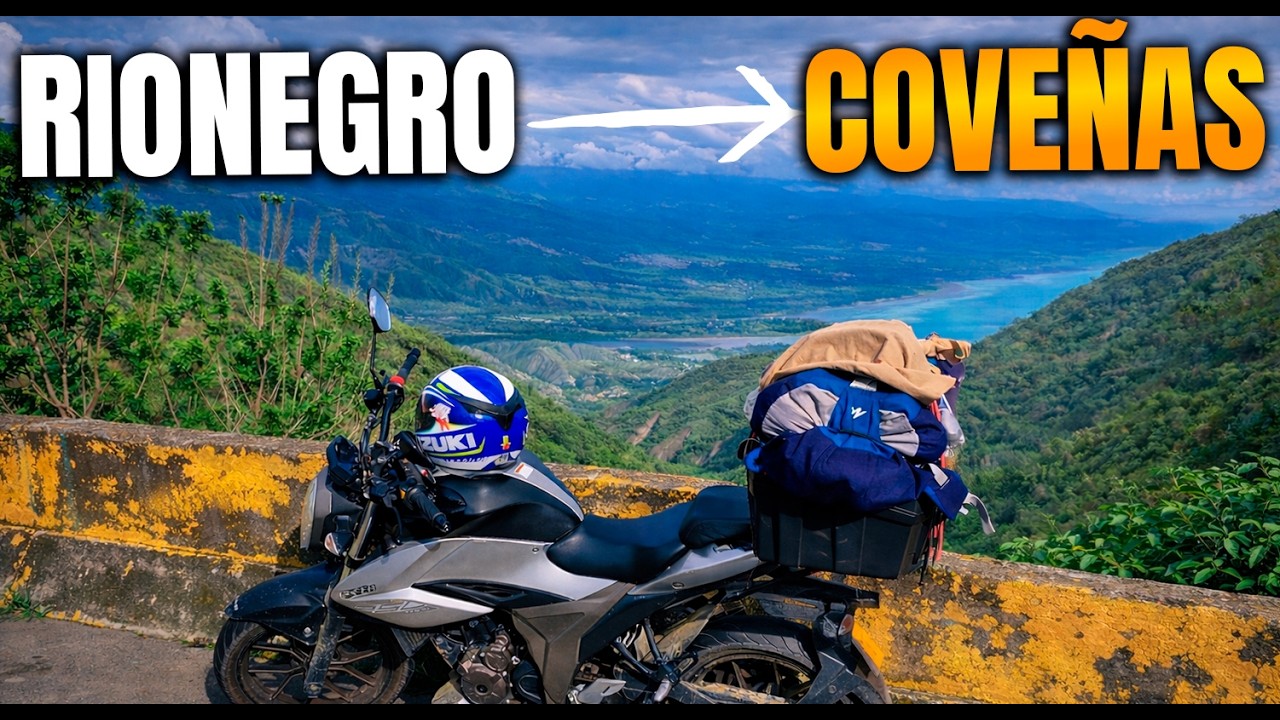 VIAJE de RIONEGRO a COVEÑAS en MOTO - Ruta entre Montañas y el Mar