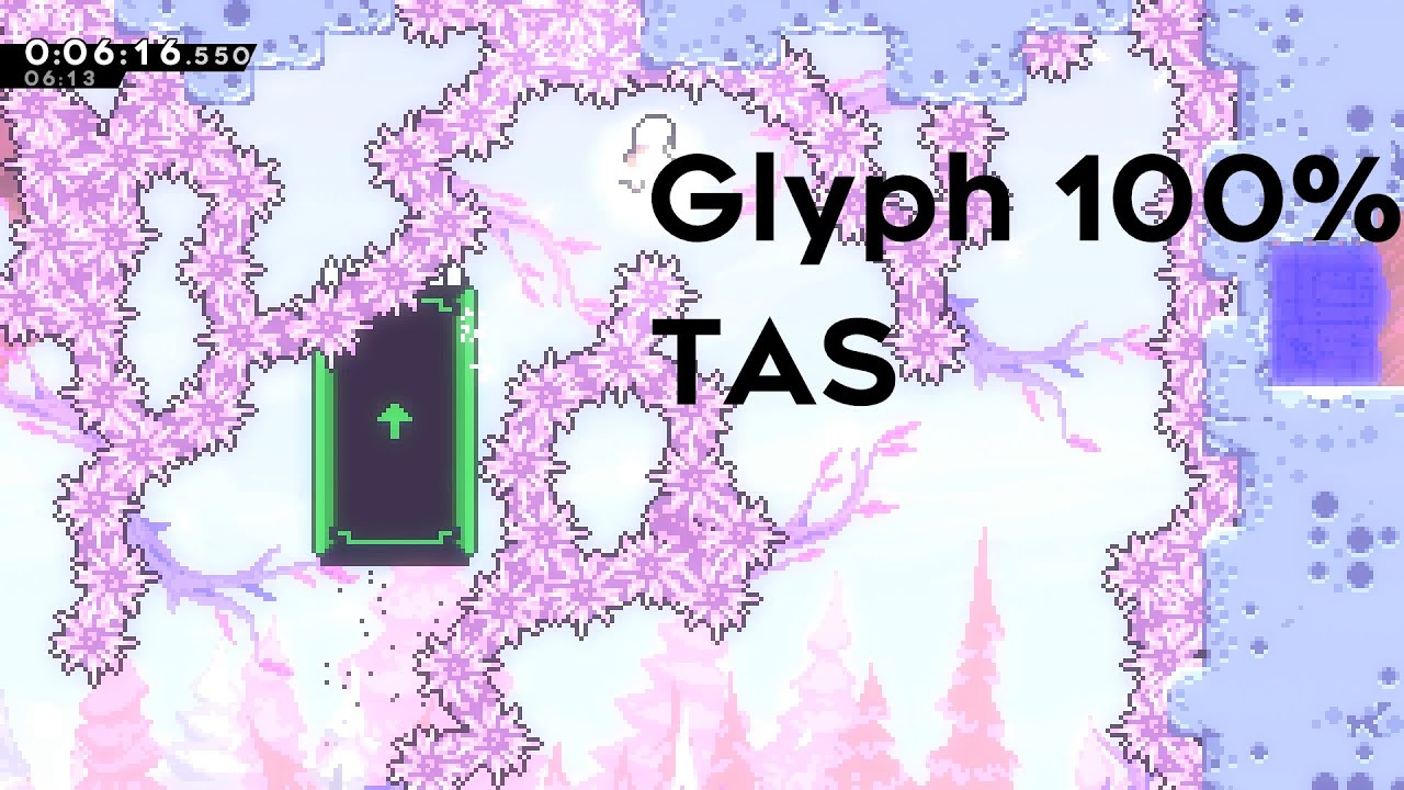 [TAS] Celeste - Glyph Mod 100% in 30:51.504
