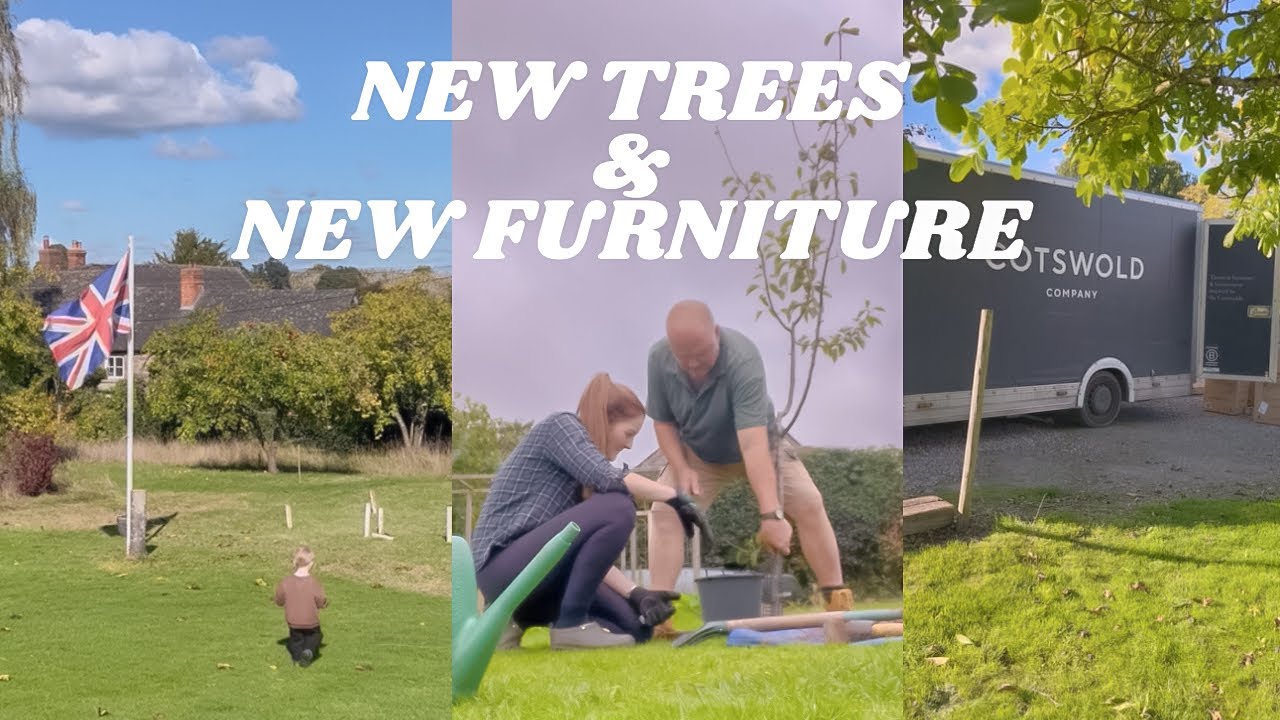 PLANTING TREES TOGETHER & NEW BEDROOM SET UP IN THE BUNGALOW