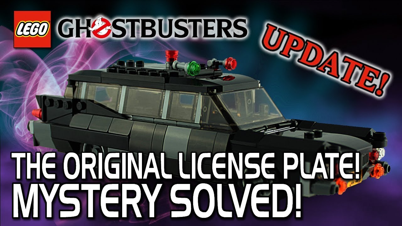 LEGO Ghostbusters - Original Ambulance Hearse! License Plate Mystery Solved!