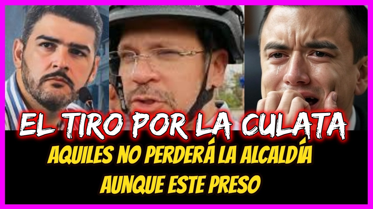 El tiro por la culata. Aquiles no perderá la alcaldía aunque este preso