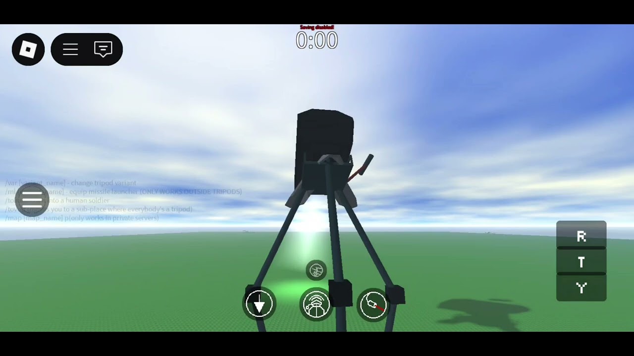 Showcasing Tripod Ystar#credits #roblox #tripod #showcase 