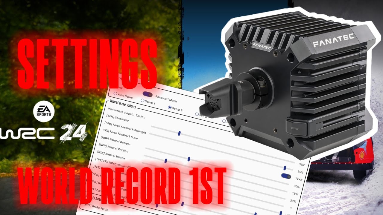 Best FANATEC CSL DD Settings That Will Make You FASTER in EA WRC!