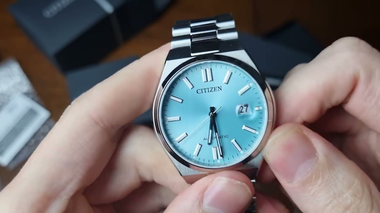 Citizen Tsuyosa Ice Tiffany Blue (Watch Unboxing)