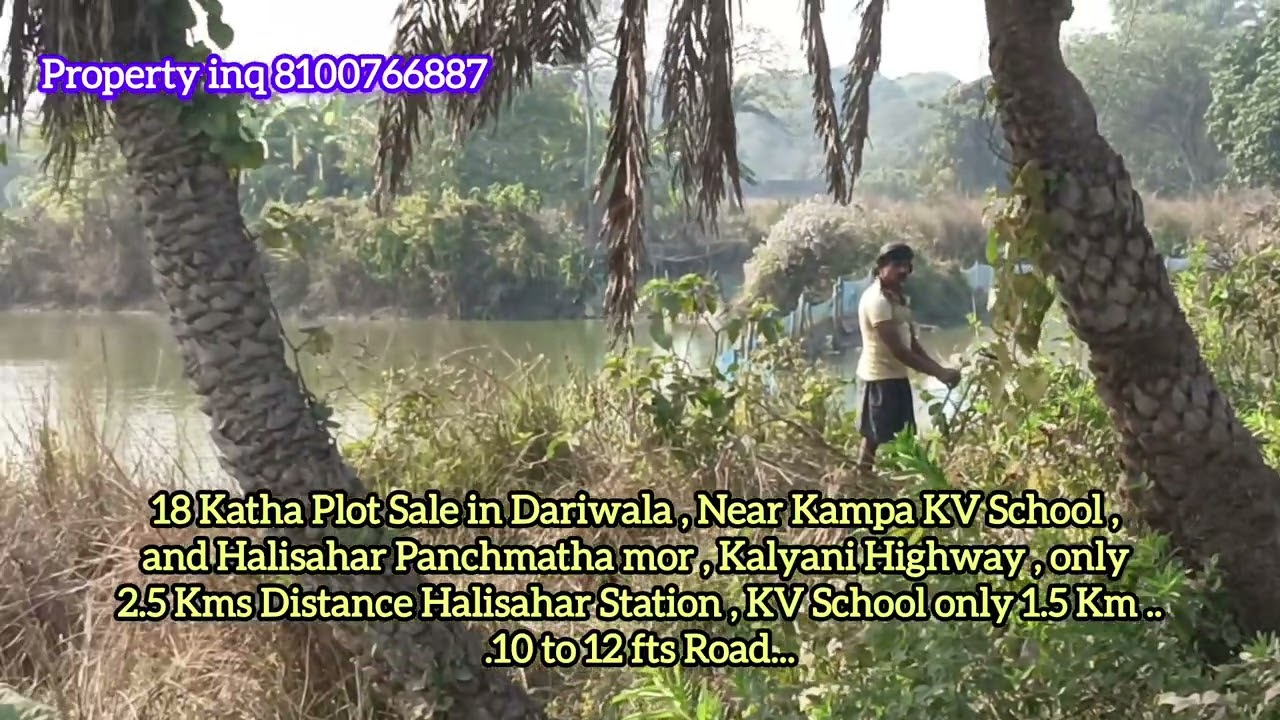 18 Katha Plot Sale in Dariwala , Near Kampa KV Schooland Halisahar Panchmatha mor,Kalyani Highway