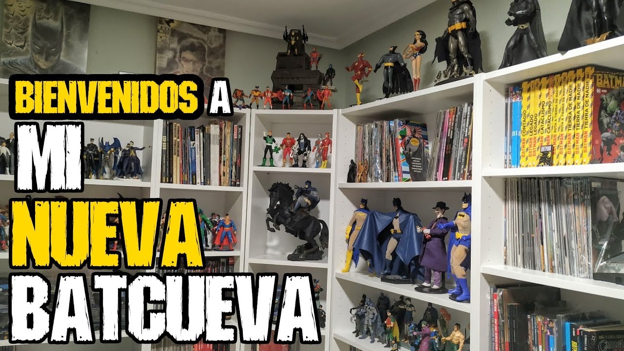🦇Bienvenid@s a mi NUEVA BATCUEVA🦇 -Mi COLECCIÓN de COMICS Marvel y DC y Figuras- Room Tour .