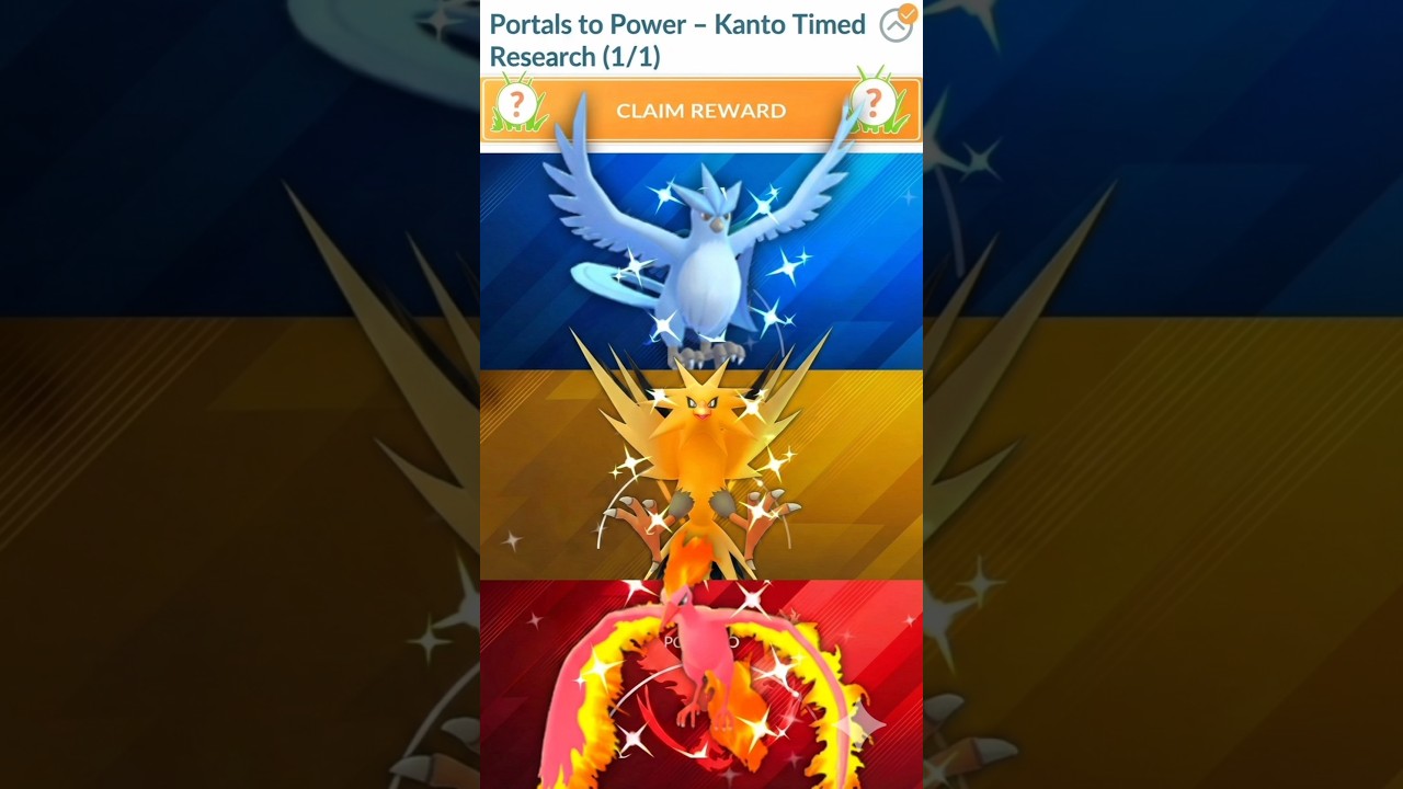 First ✨️ Road To Kalos : Kanto Research in pokemon go.