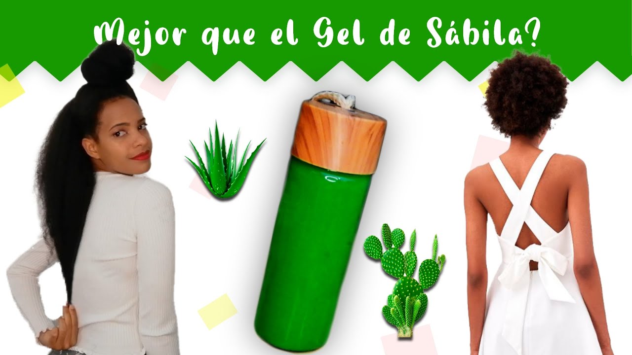 GEL DE NOPAL para el CABELLO AFRO, Mejor que el Gel de Aloe Vera🤔?