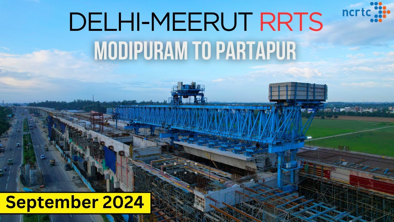 दिल्ली-मेरठ RRTS : Meerut Side Update After 4 Months | Good Progress🔥 #detoxtraveller