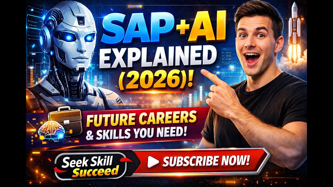 SAP + AI Explained(2026) | Future Careers & Skills You Need 🚀#sap #sapai #s/4hana #sapbtp #sapcareer