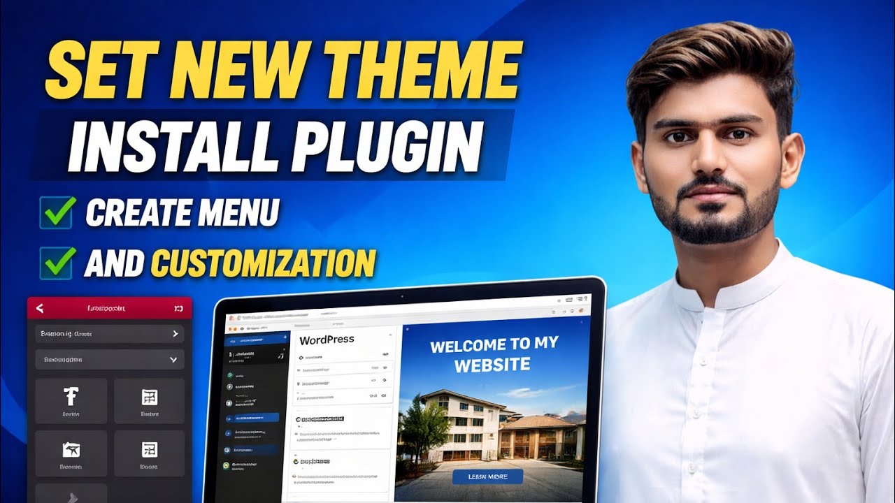 WordPress Dashboard Complete Guide | Header, Plugins, Pages & Menu Explained #wordpress #deshboard