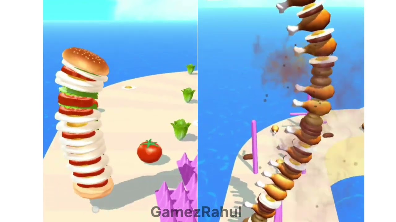 Sandwich Runner All Level 🥪🍔🍰 Gameplay 🚧Walkthrough Android, iOS 🎮Ep - 104 #sandwichrunner 