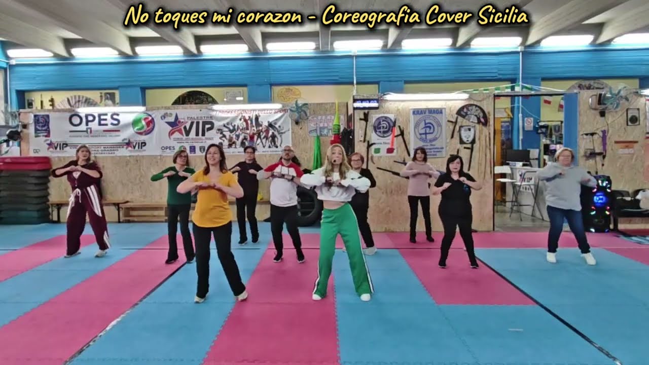 No Toques Mi Corazon - Coreografia Cover Sicilia Ballo di Gruppo 2026 Segue Video di Spalle 