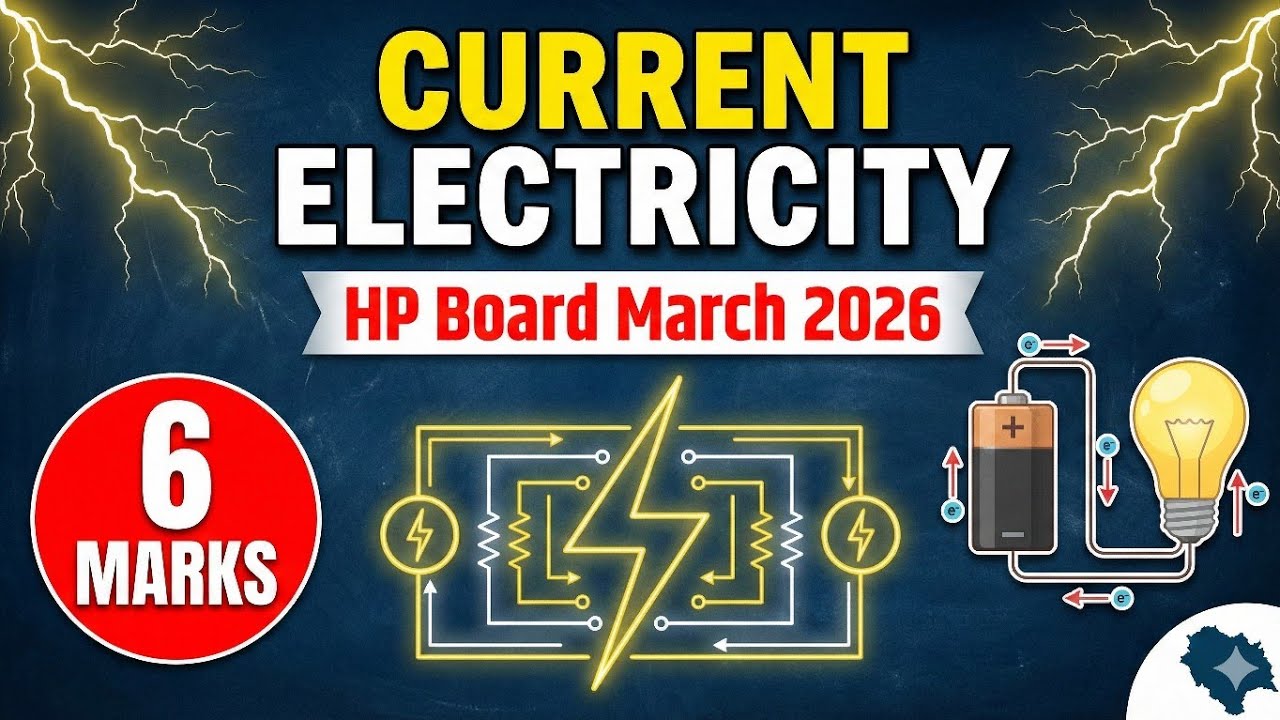 Current Electricity 12th physics  || 12th Physics hp board important questions (PYQ) March 2026