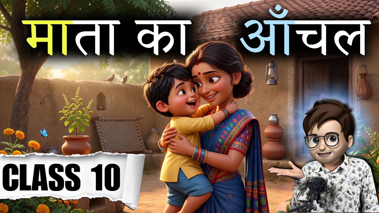 Mata Ka Anchal class10 | माता का आँचल | Mata ka Aanchal class10 | hindi kritika chapter1 | Animated 