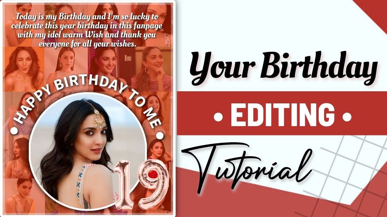 Your(Fanpage Owner) Birthday Editing Tutorial || For Beginners || Deeya's Creativity