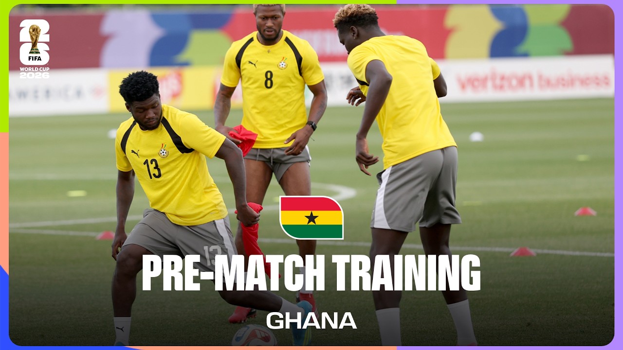 Ghana Train Before England | FIFA World Cup 2026&trade;