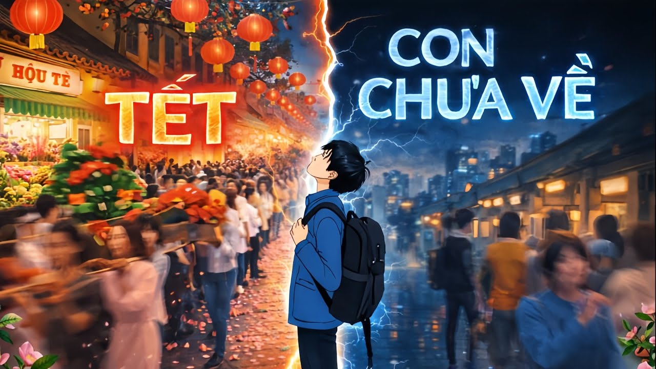 [Karaoke] Tết Con Chưa Về - Nhạc Tết Cảm Động Nhất Cho Người Xa Quê