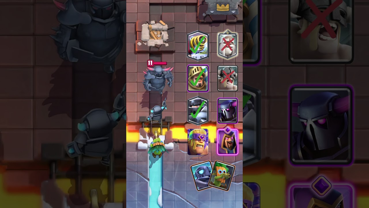 Mini Pekka + Dart Goblin combination!
