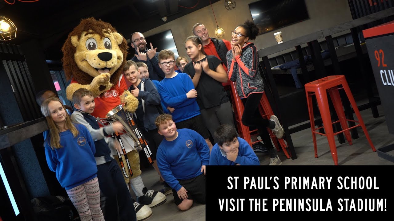 ST PAUL'S CHRISTMAS VISIT TO THE PENINSULA STADIUM!