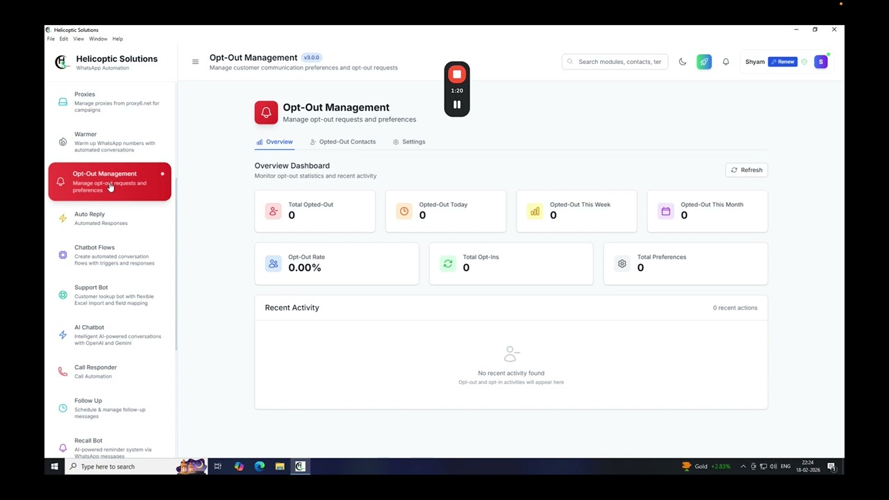 🚀 Helicoptic Button Sender Software– Smart WhatsApp Bulk Button Marketing Software | Demo Video