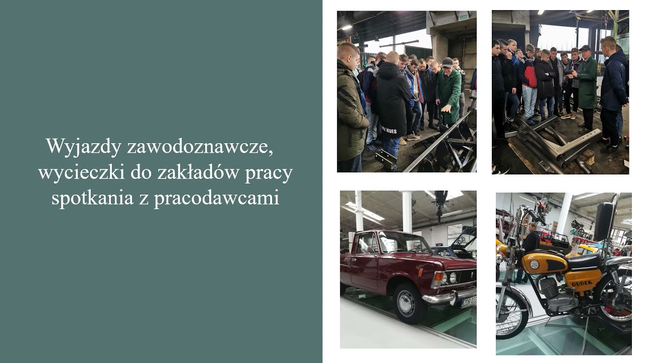 Projekty unijne realizowane w ZSR CKZ w Świdwinie im. Stefana Żeromskiego