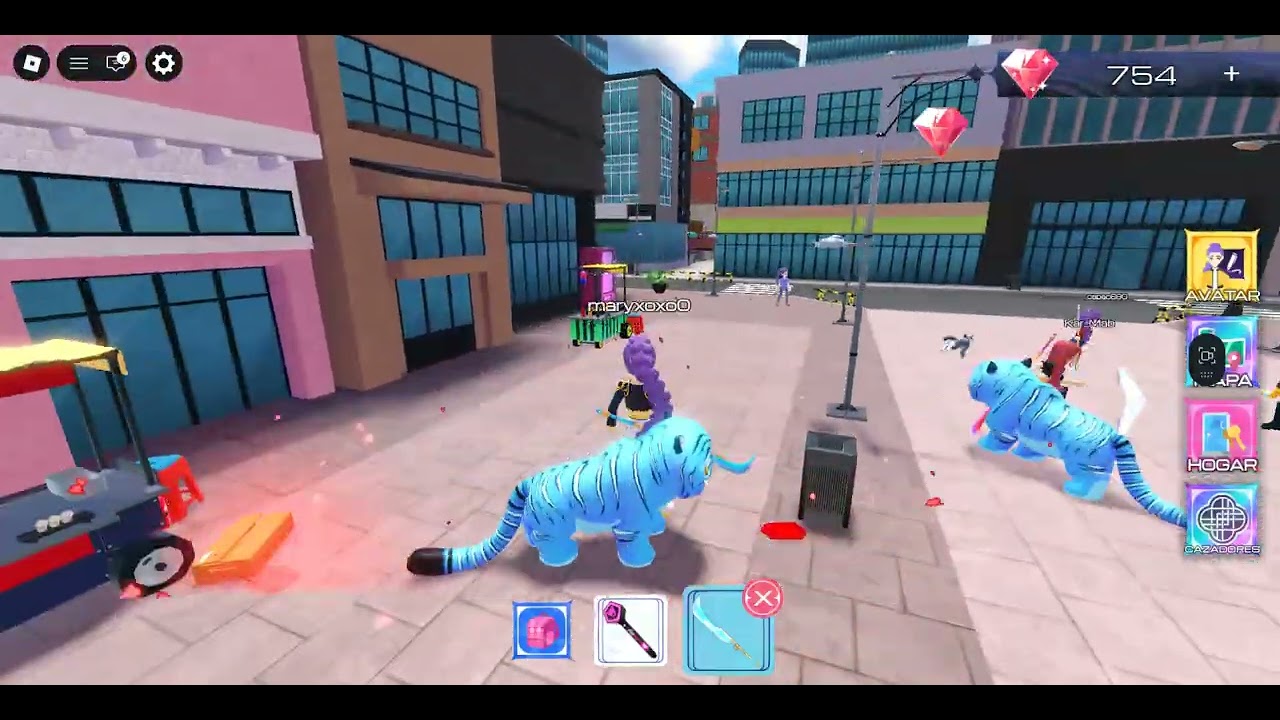 JUGANDO Cazadores de Demonios en ROBLOX parte 2