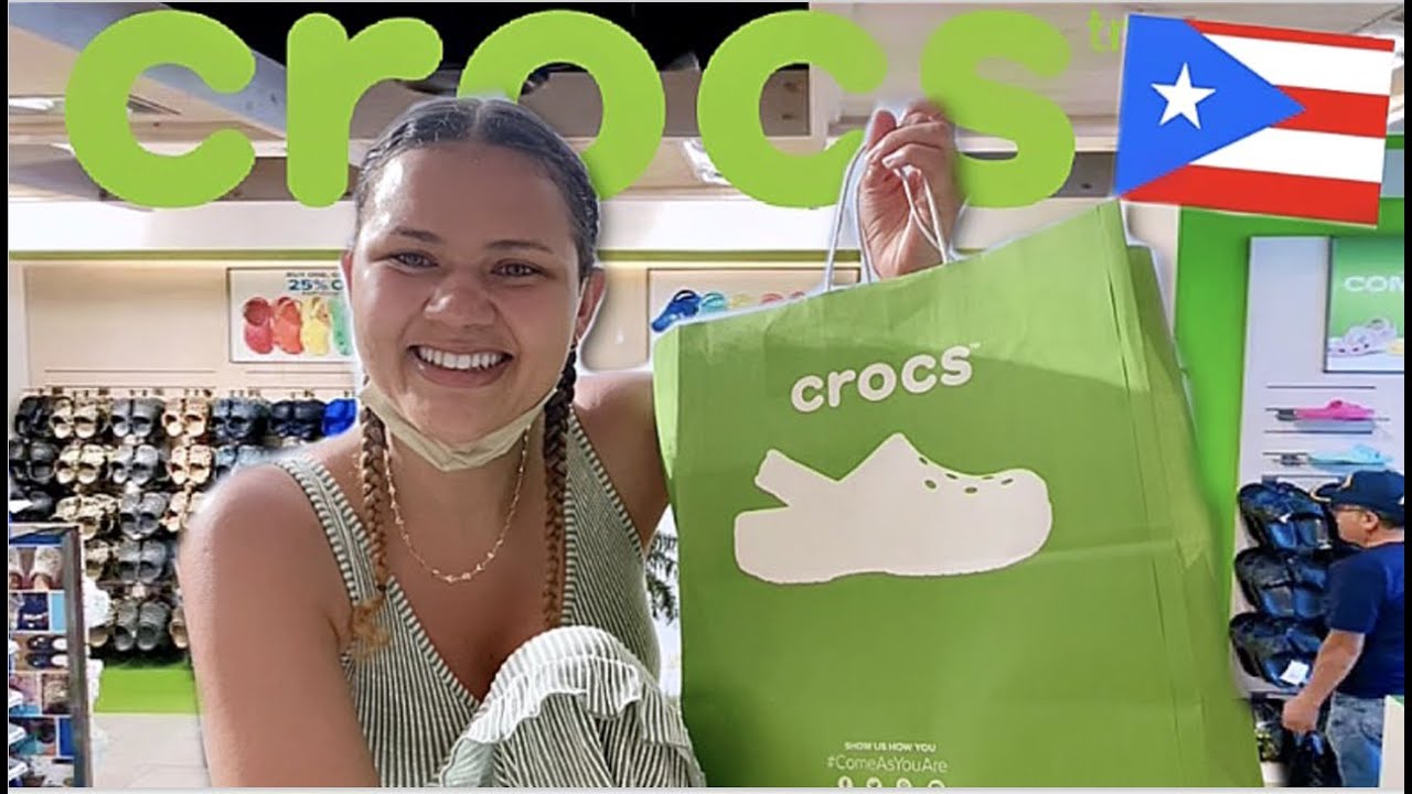 SHOPPING AT THE CROCS STORE IN Puerto Rico + CROCS HAUL 2021*COME SHOPPING WITH ME* Puerto Rico Vlog