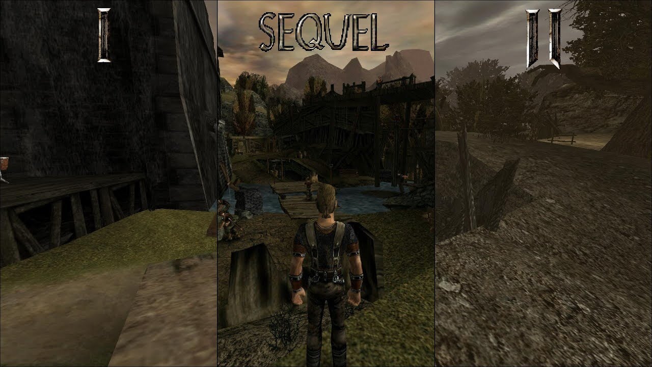 Gothic/Sequel/Gothic 2 - side by side comparison