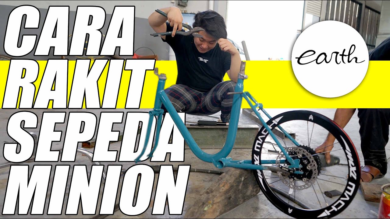 CARA RAKIT DAN MODIFIKASI SEPEDA MINION #BIKEVLOG